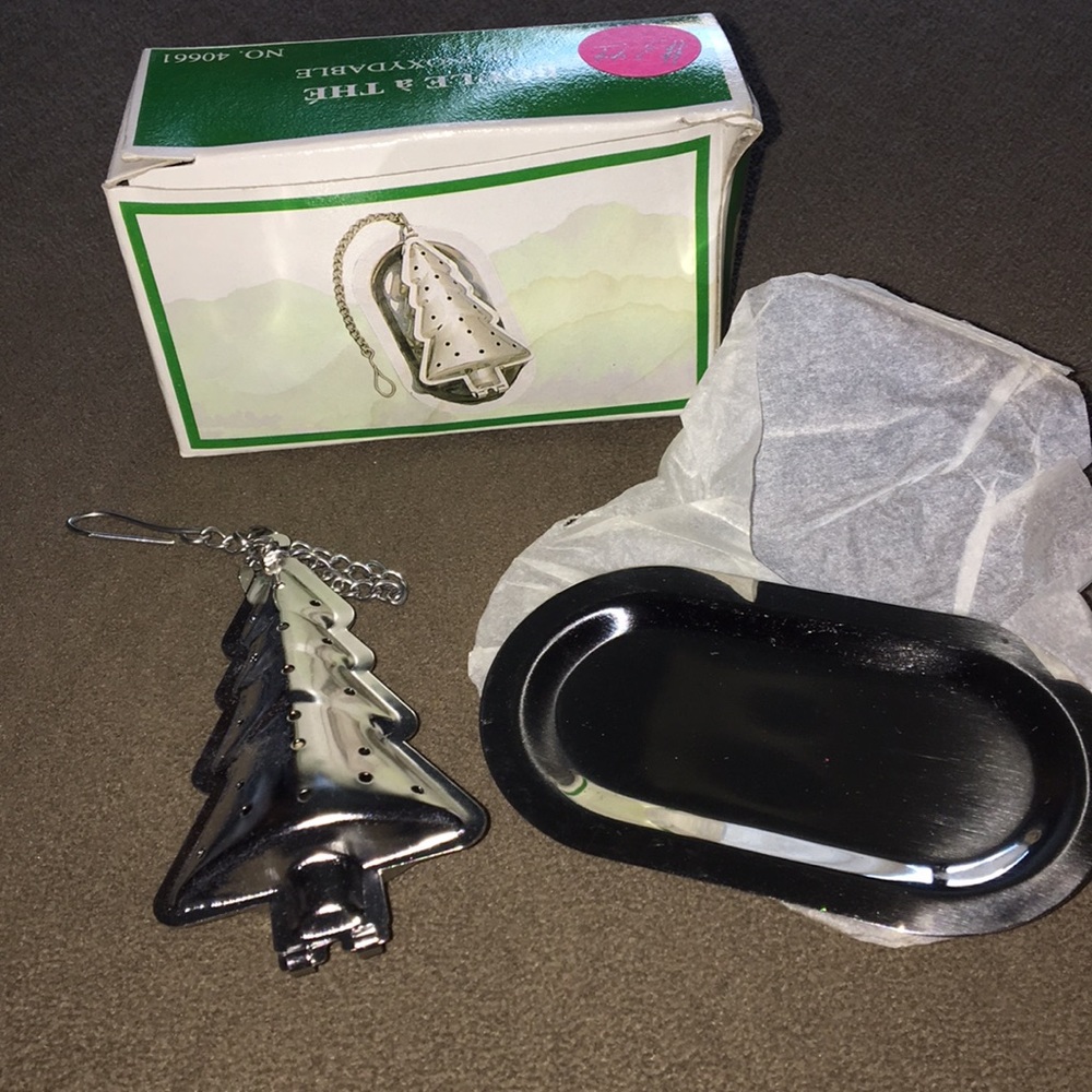 Tea Infuser Stainless Steel Christmas Tree new